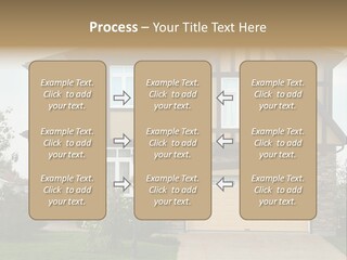 Door Beautiful Private PowerPoint Template