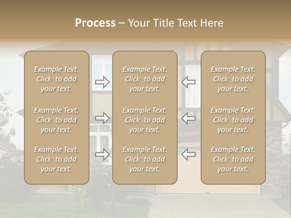 Door Beautiful Private PowerPoint Template