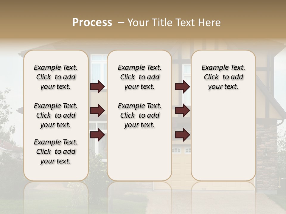 Door Beautiful Private PowerPoint Template