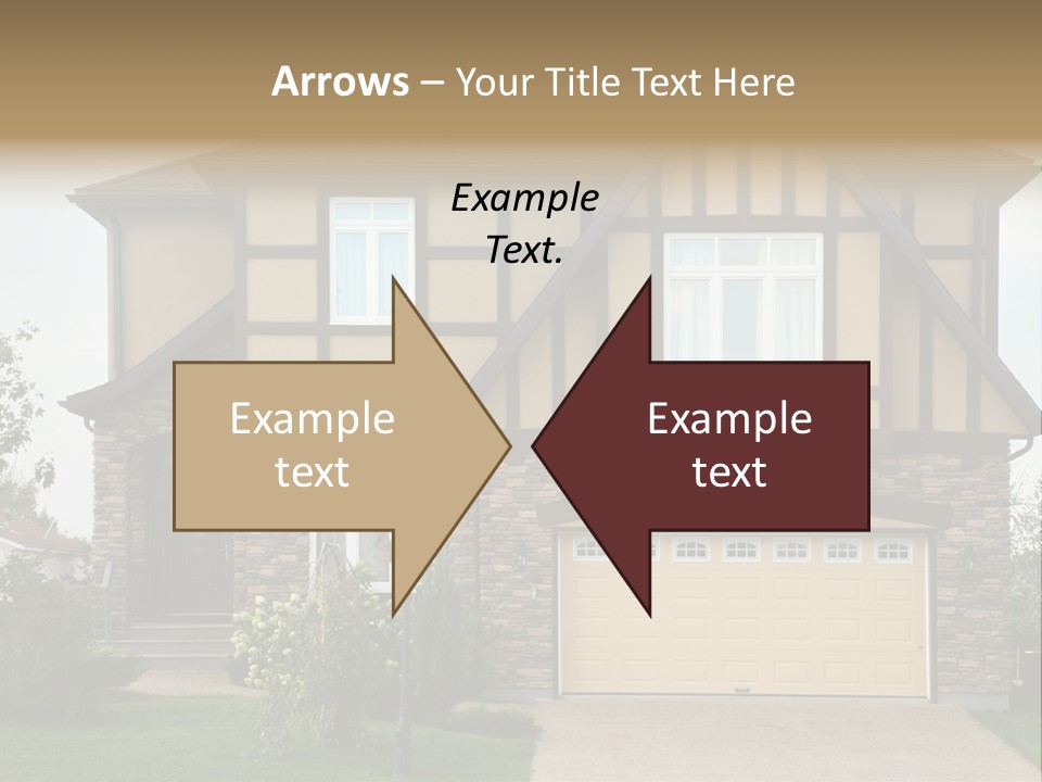 Door Beautiful Private PowerPoint Template