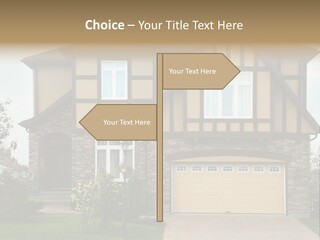 Door Beautiful Private PowerPoint Template