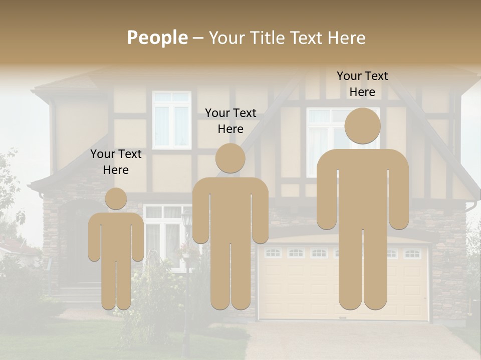 Door Beautiful Private PowerPoint Template