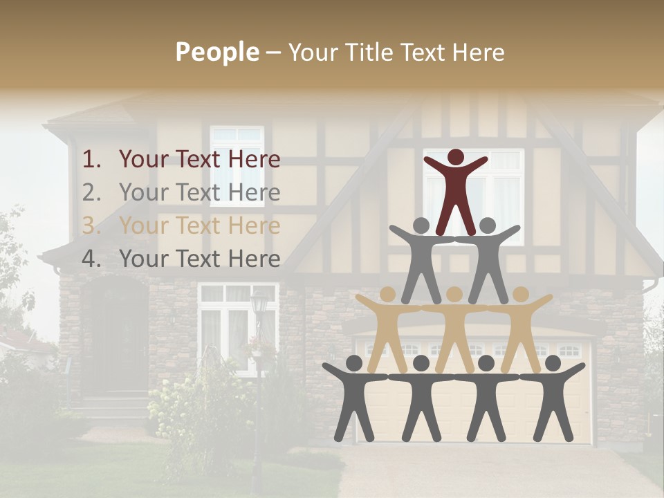Door Beautiful Private PowerPoint Template