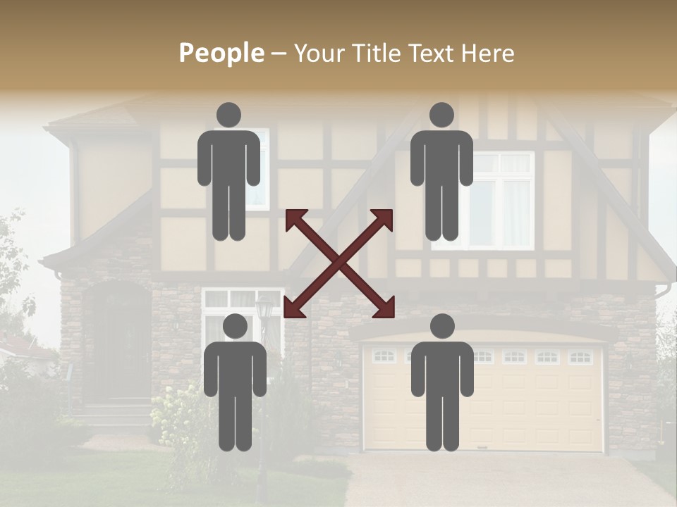 Door Beautiful Private PowerPoint Template