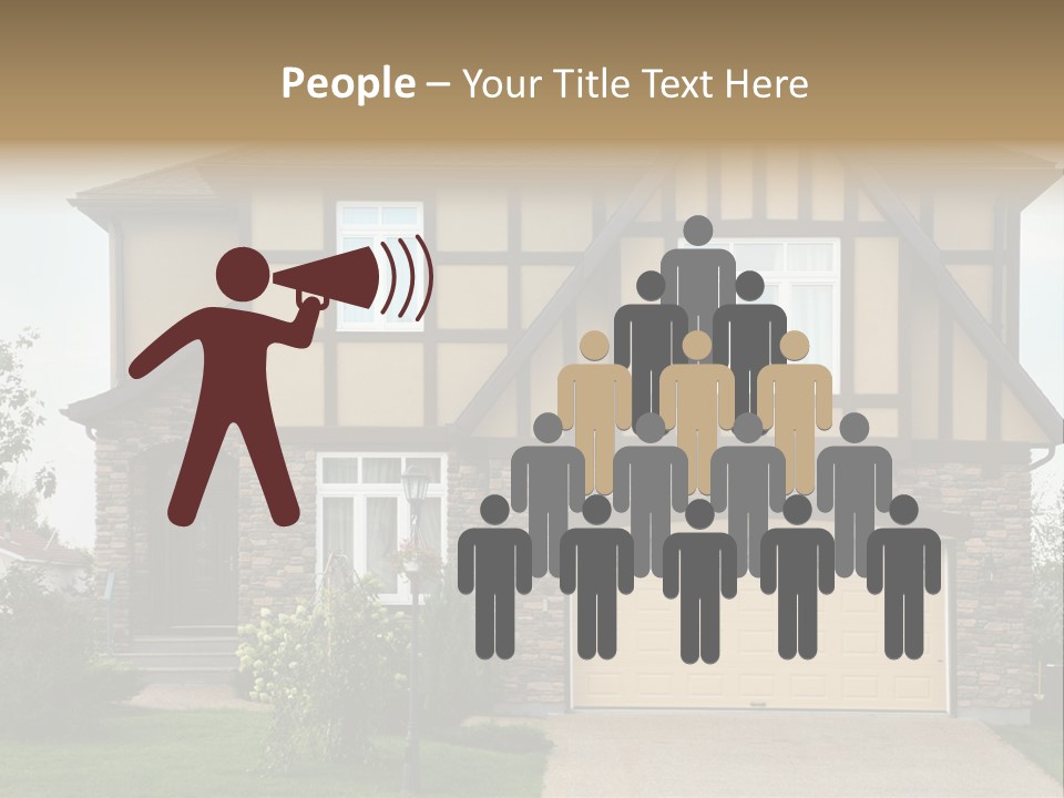 Door Beautiful Private PowerPoint Template