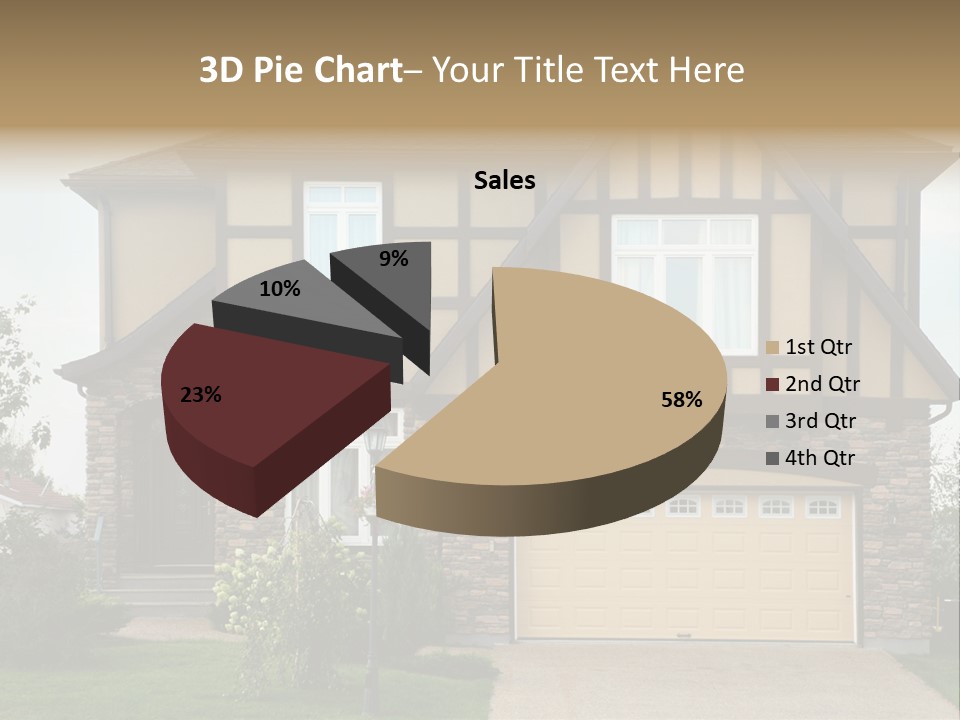 Door Beautiful Private PowerPoint Template