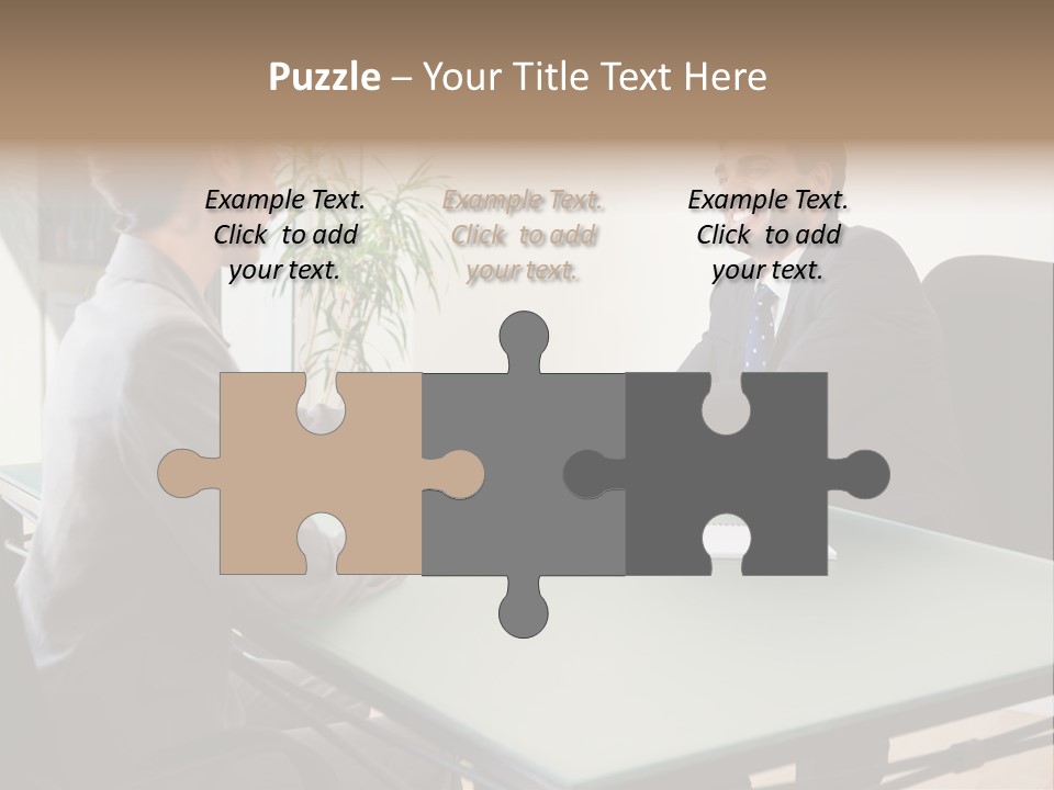 Smile Boss Businessman PowerPoint Template