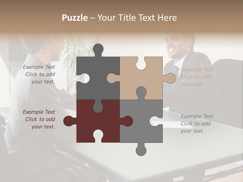 Smile Boss Businessman PowerPoint Template