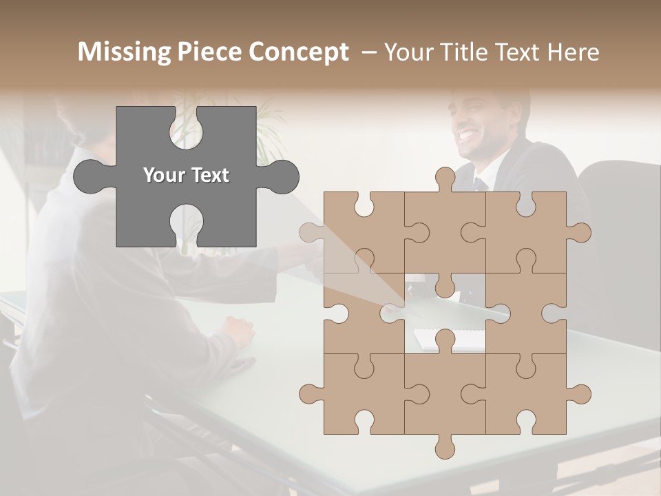 Smile Boss Businessman PowerPoint Template