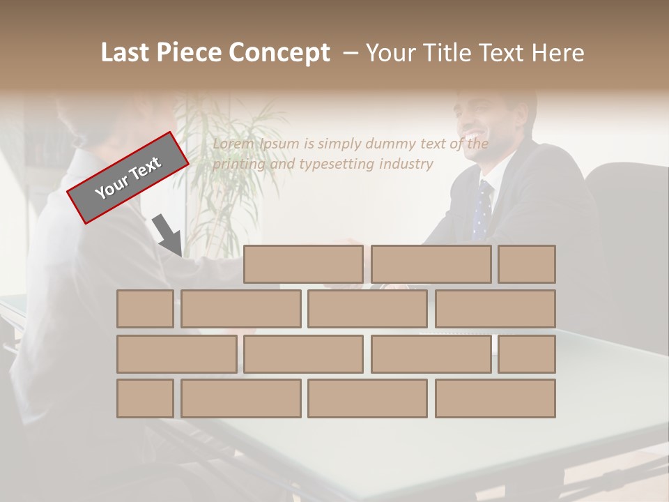 Smile Boss Businessman PowerPoint Template