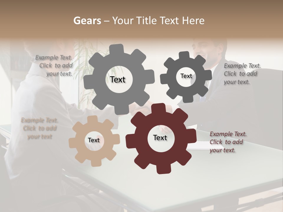 Smile Boss Businessman PowerPoint Template