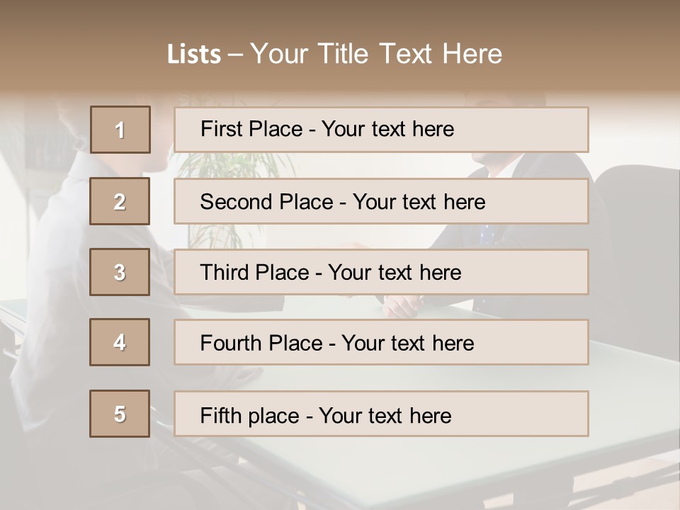 Smile Boss Businessman PowerPoint Template
