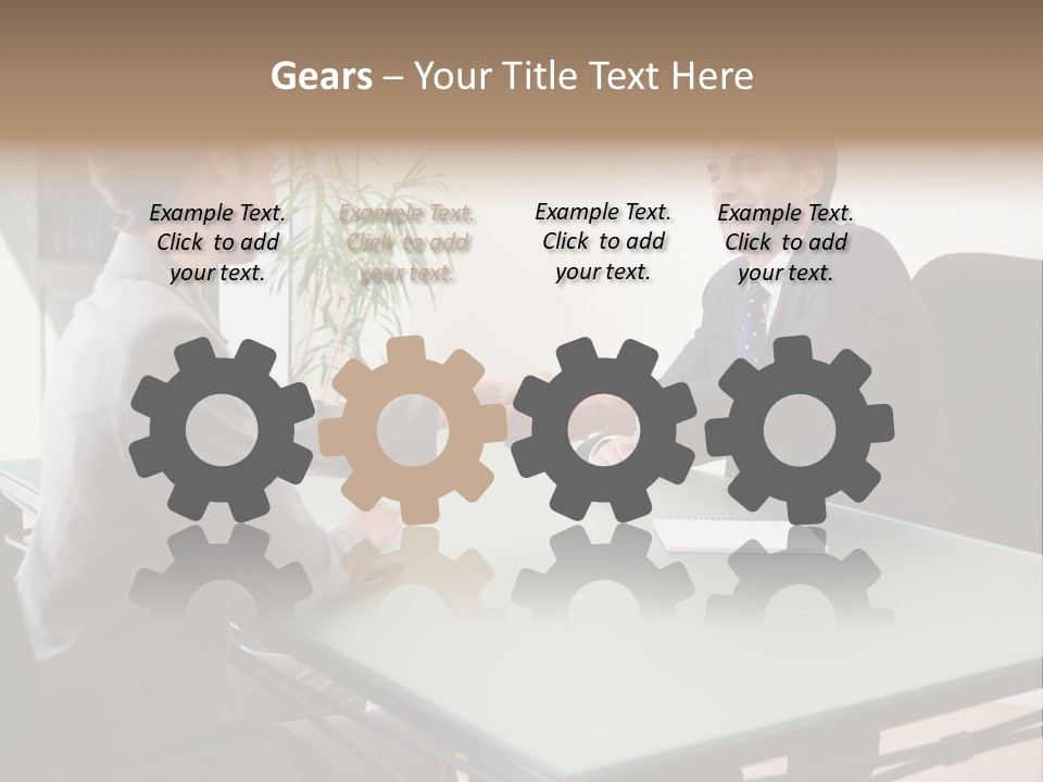 Smile Boss Businessman PowerPoint Template