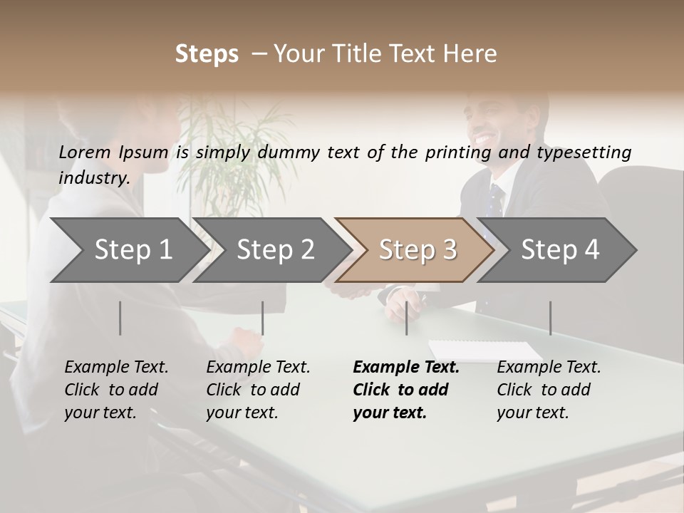 Smile Boss Businessman PowerPoint Template