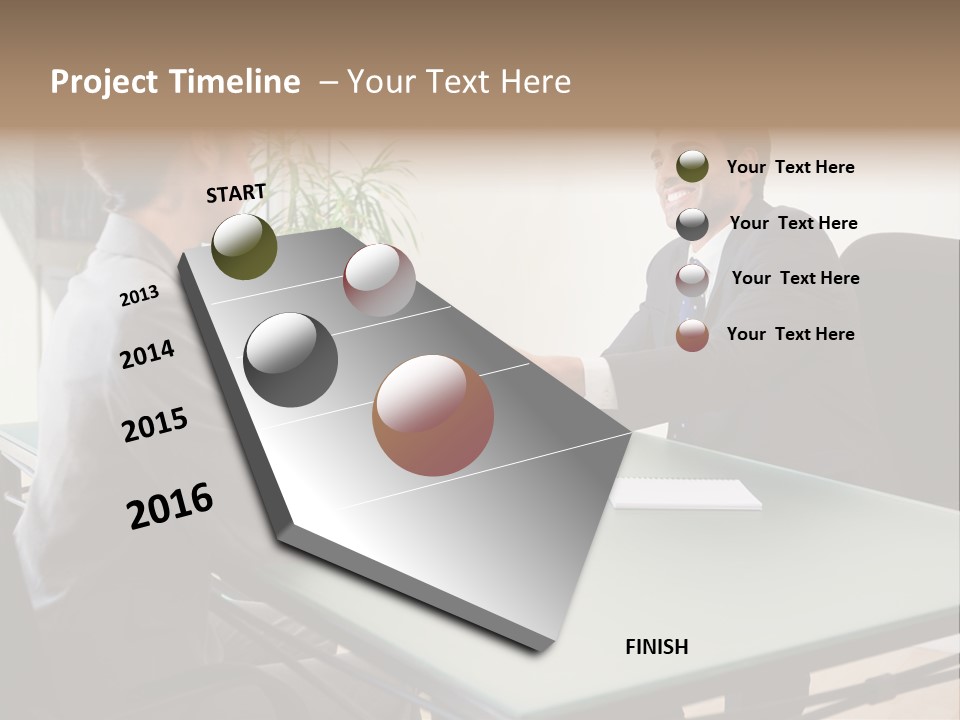 Smile Boss Businessman PowerPoint Template