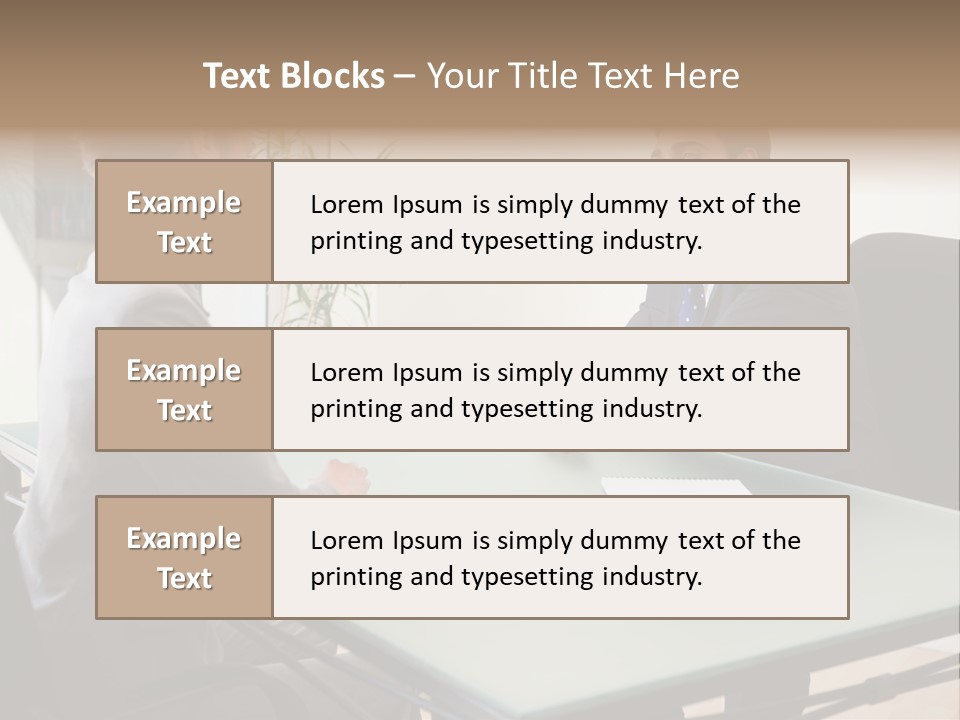 Smile Boss Businessman PowerPoint Template