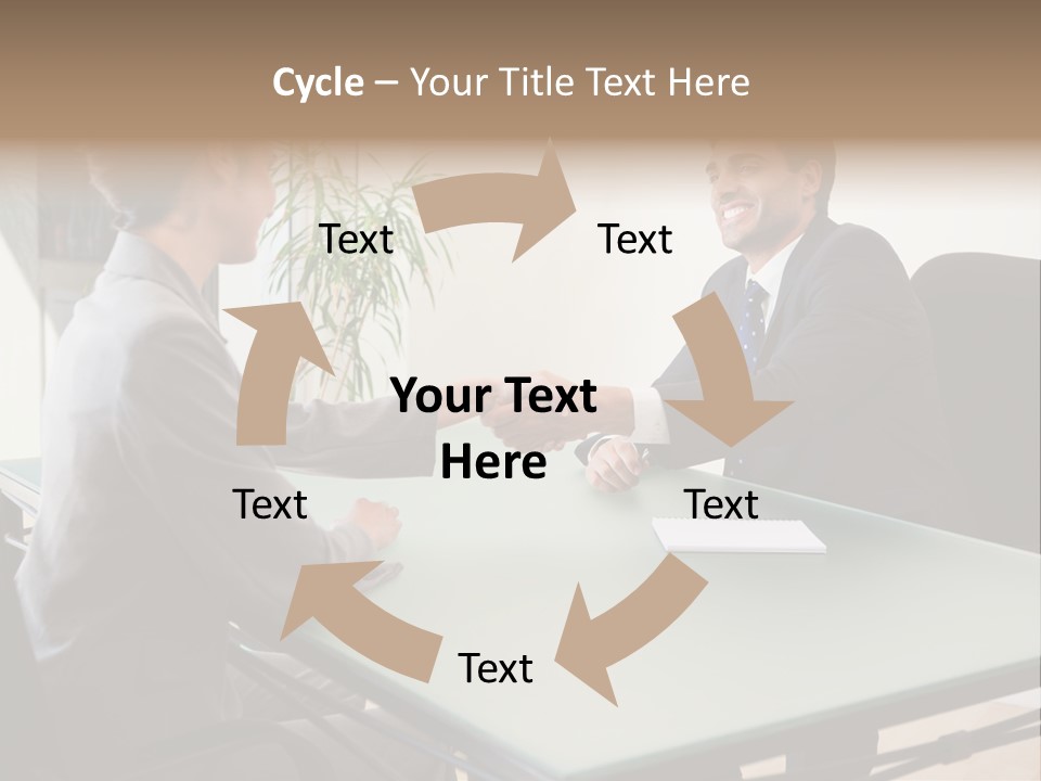 Smile Boss Businessman PowerPoint Template