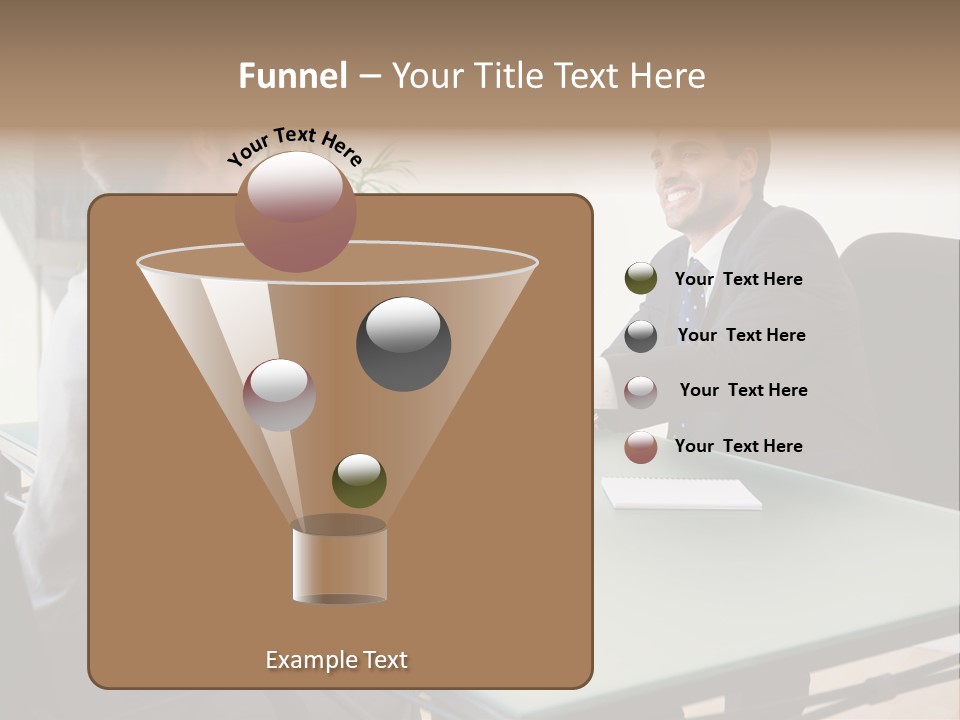 Smile Boss Businessman PowerPoint Template