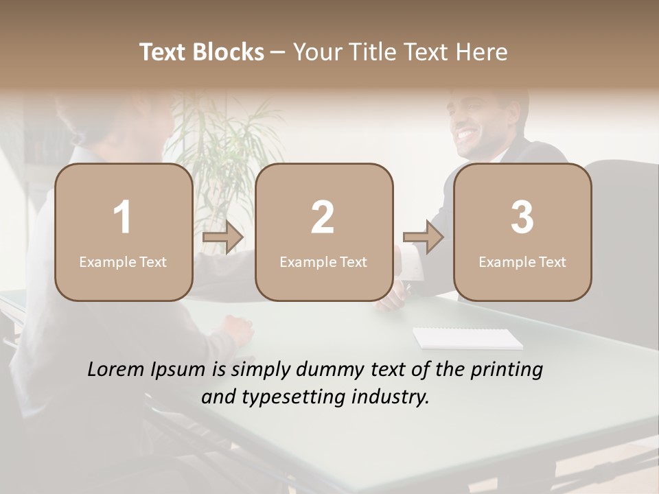 Smile Boss Businessman PowerPoint Template