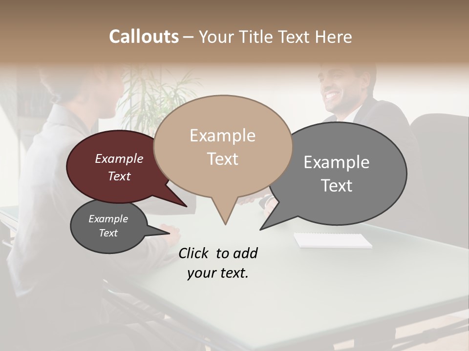 Smile Boss Businessman PowerPoint Template