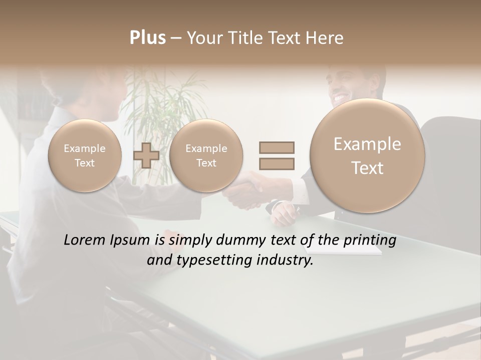 Smile Boss Businessman PowerPoint Template