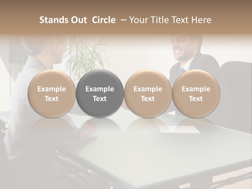 Smile Boss Businessman PowerPoint Template