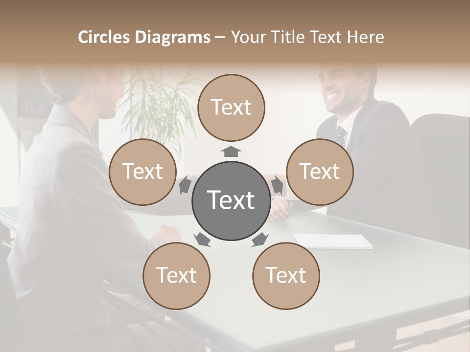 Smile Boss Businessman PowerPoint Template