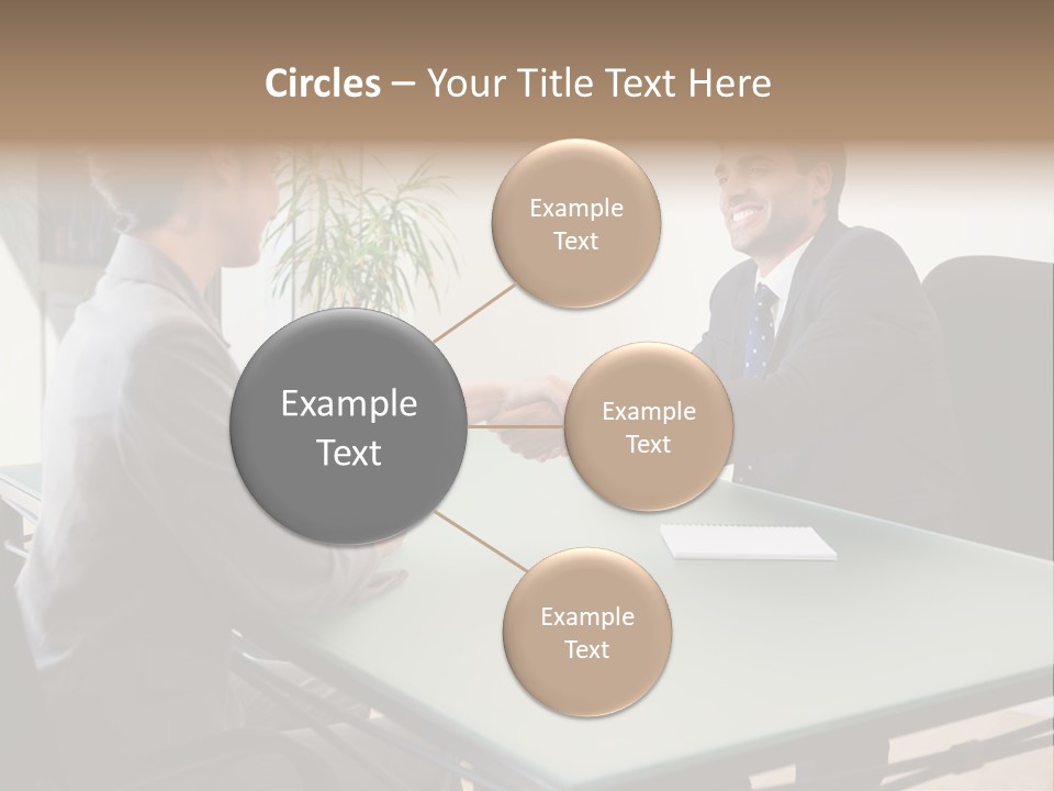 Smile Boss Businessman PowerPoint Template