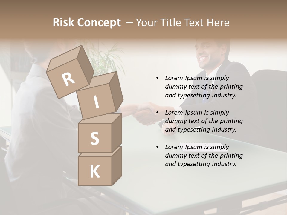 Smile Boss Businessman PowerPoint Template