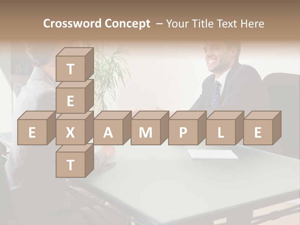 Smile Boss Businessman PowerPoint Template