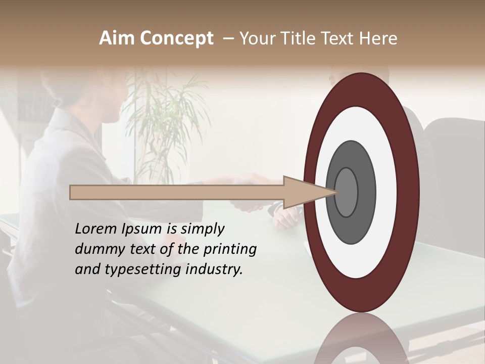 Smile Boss Businessman PowerPoint Template