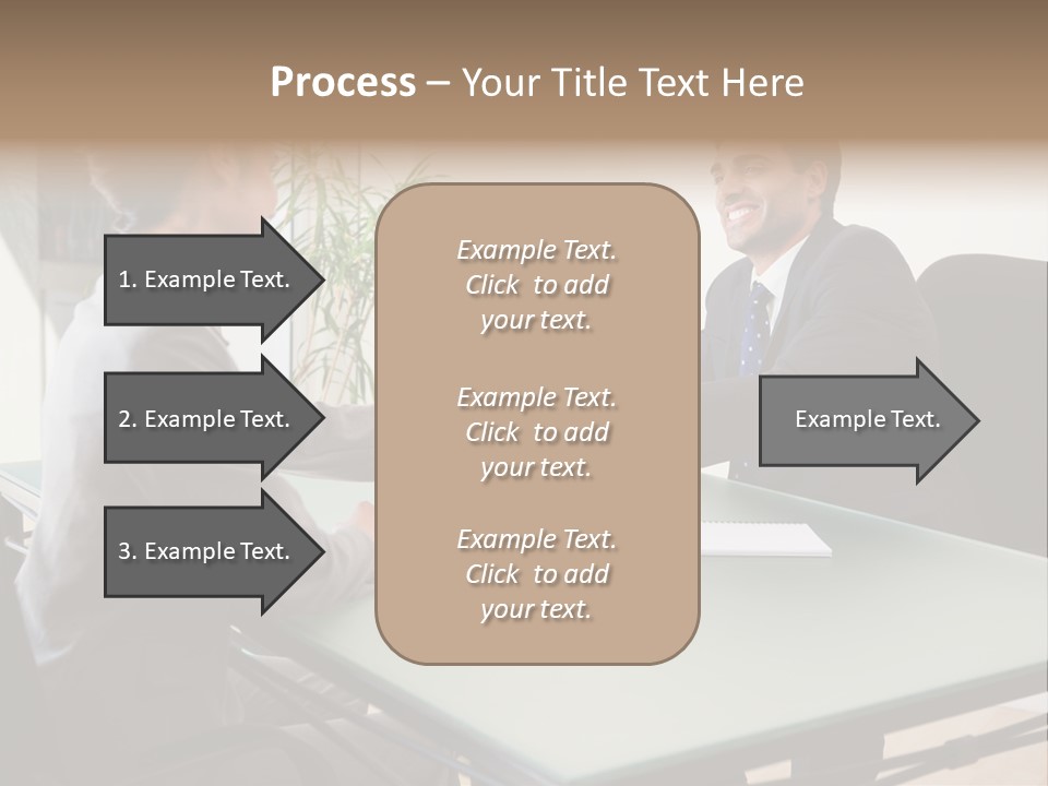 Smile Boss Businessman PowerPoint Template
