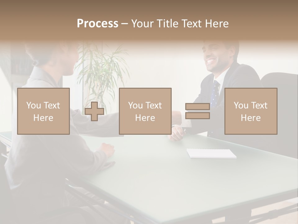 Smile Boss Businessman PowerPoint Template
