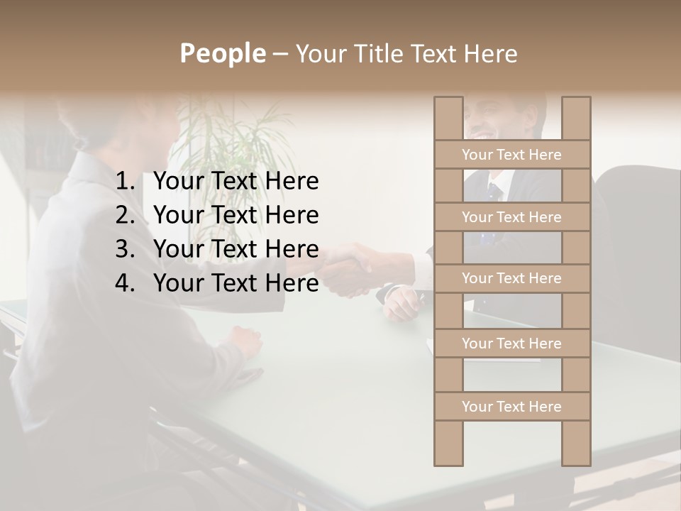 Smile Boss Businessman PowerPoint Template