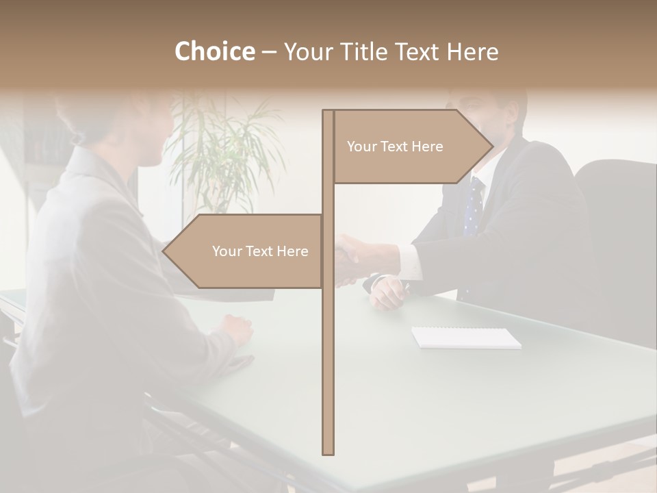 Smile Boss Businessman PowerPoint Template