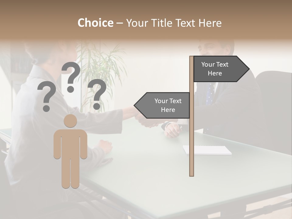 Smile Boss Businessman PowerPoint Template