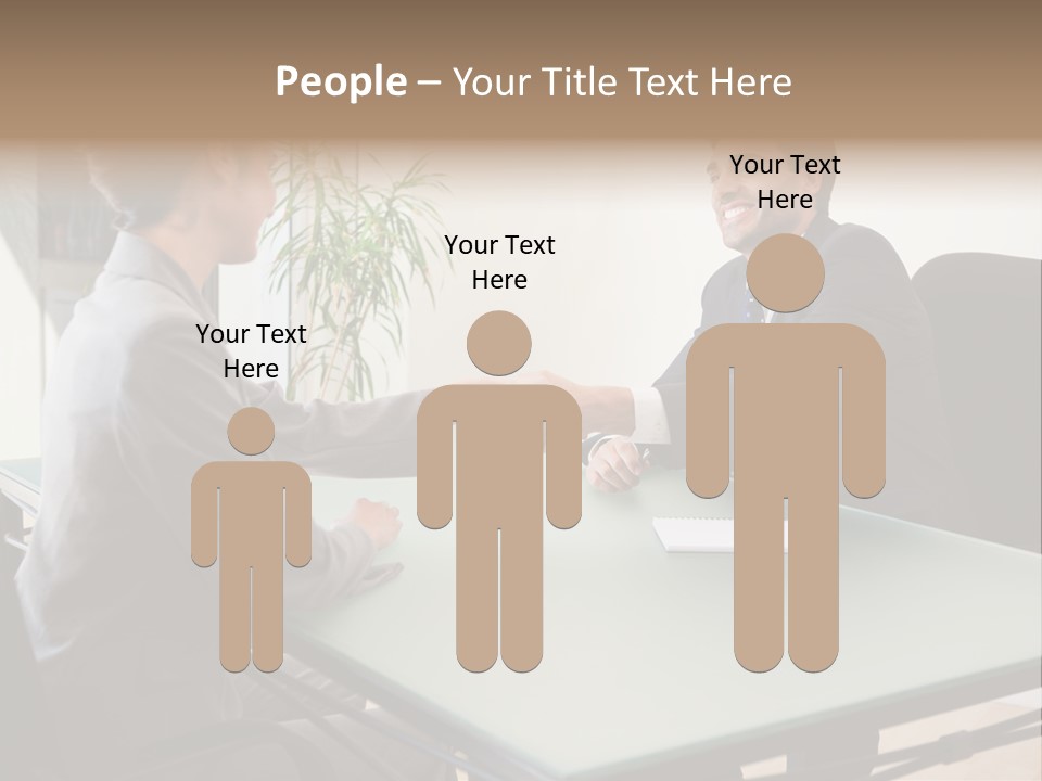 Smile Boss Businessman PowerPoint Template