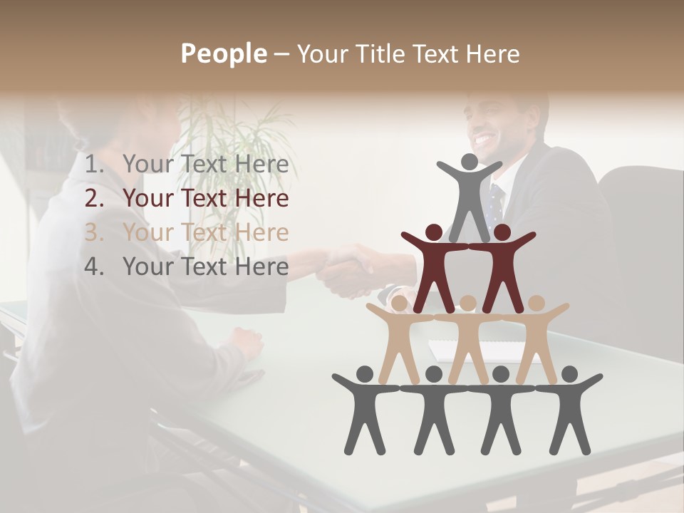 Smile Boss Businessman PowerPoint Template