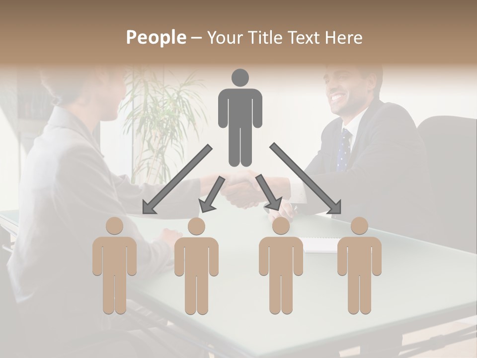 Smile Boss Businessman PowerPoint Template