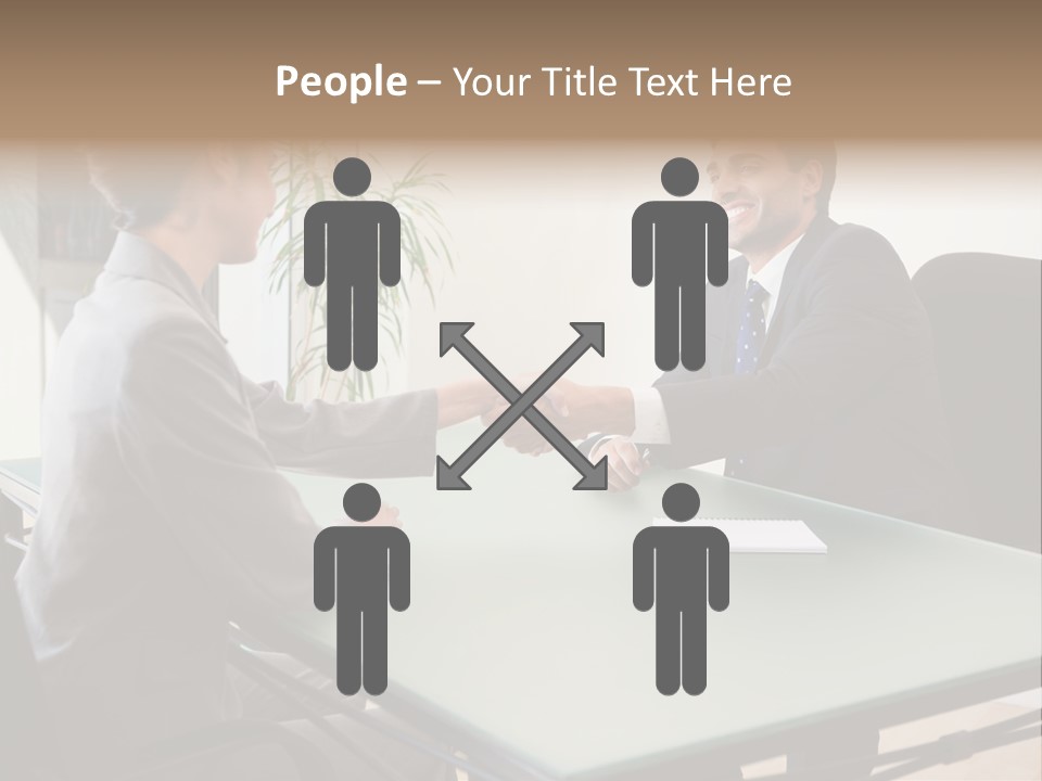 Smile Boss Businessman PowerPoint Template