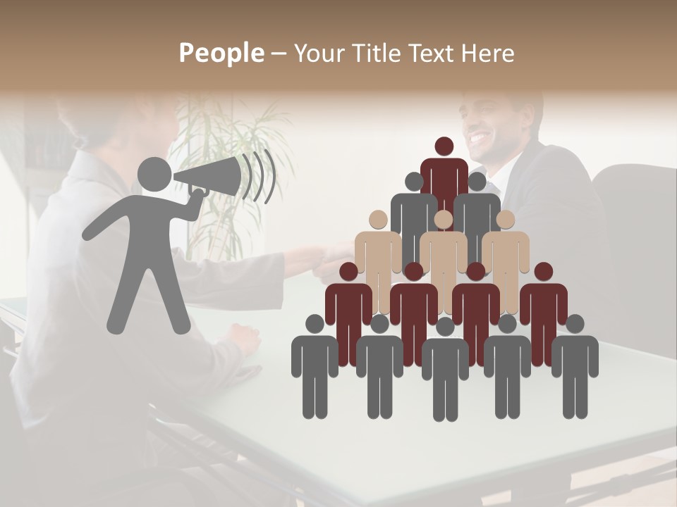 Smile Boss Businessman PowerPoint Template