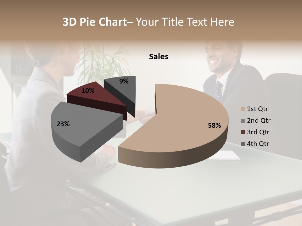 Smile Boss Businessman PowerPoint Template