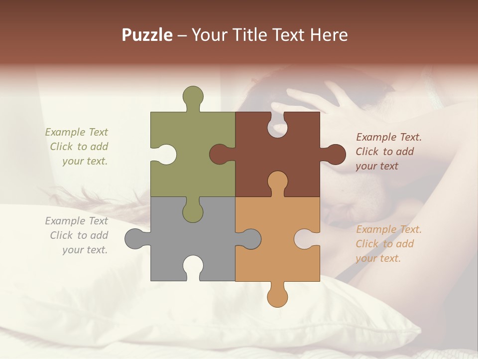 Yellow Sensual Man PowerPoint Template