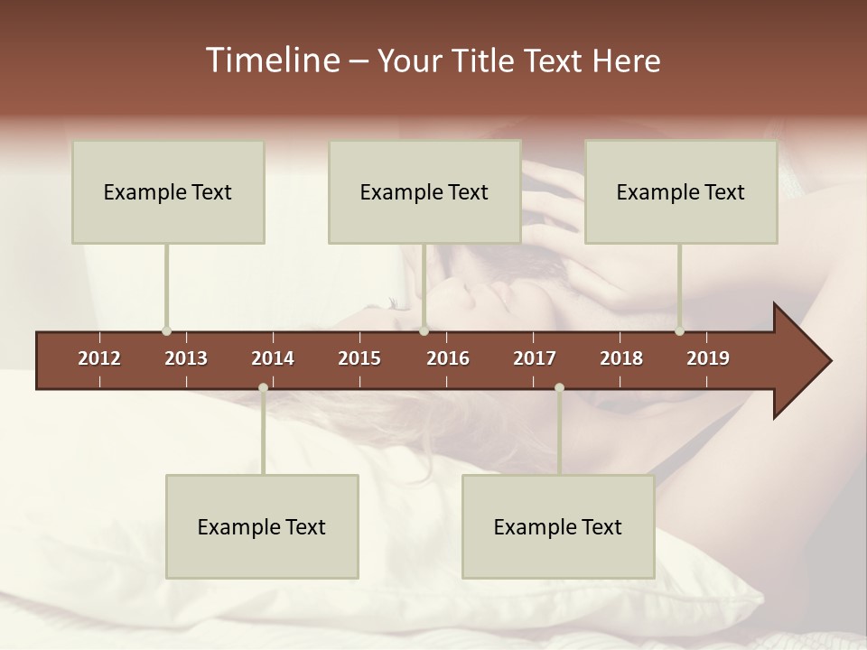 Yellow Sensual Man PowerPoint Template