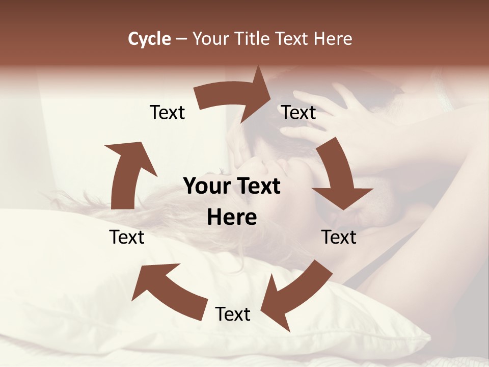 Yellow Sensual Man PowerPoint Template