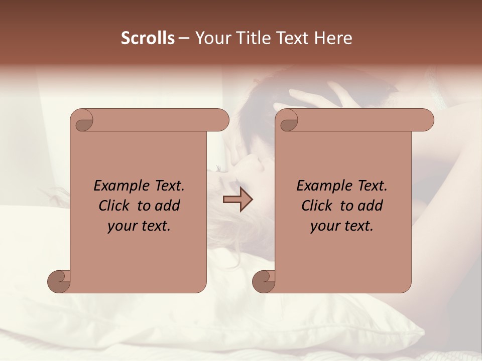 Yellow Sensual Man PowerPoint Template
