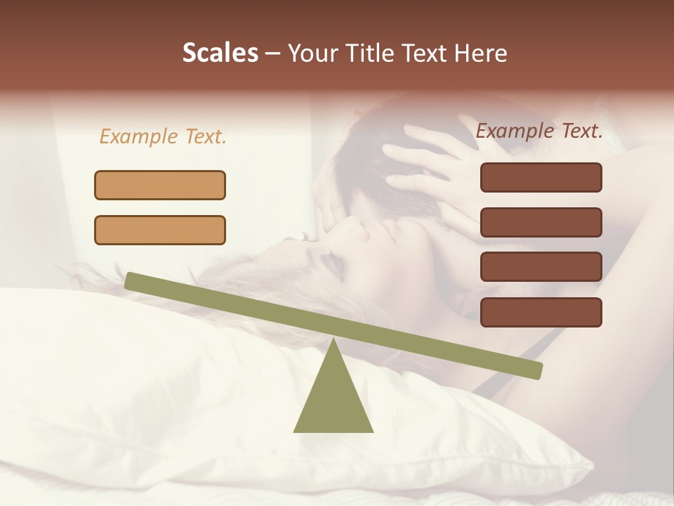 Yellow Sensual Man PowerPoint Template