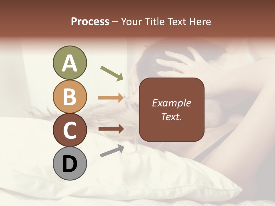 Yellow Sensual Man PowerPoint Template