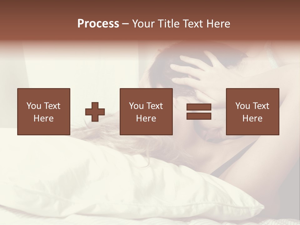 Yellow Sensual Man PowerPoint Template