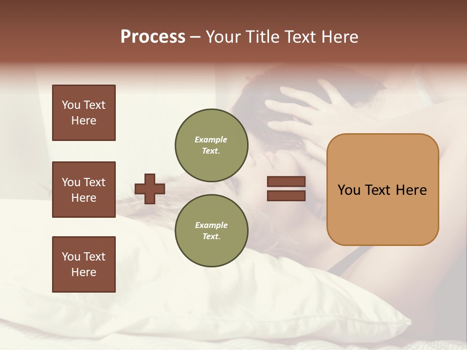 Yellow Sensual Man PowerPoint Template